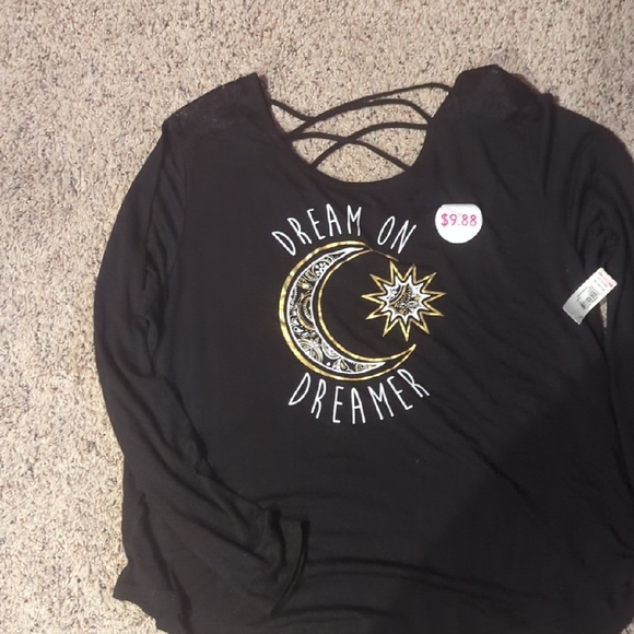No Boundaries Black Dreamer Long Sleeve {NWT} - Picture 2 of 14